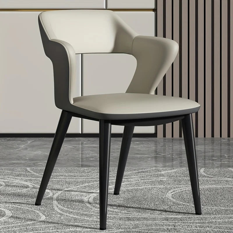 French Style Leather Dining Chair