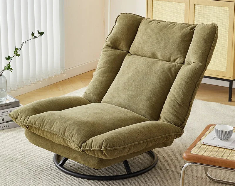 Elegant Swivel Velvet Lounge Chair