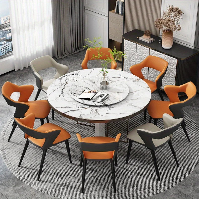 French Style Leather Dining Chair