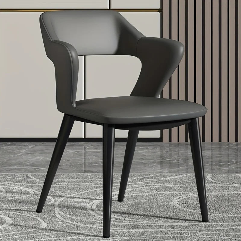 French Style Leather Dining Chair