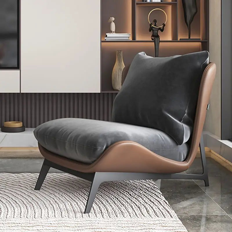 Comfy Single Sofa Armless Lounge Chair