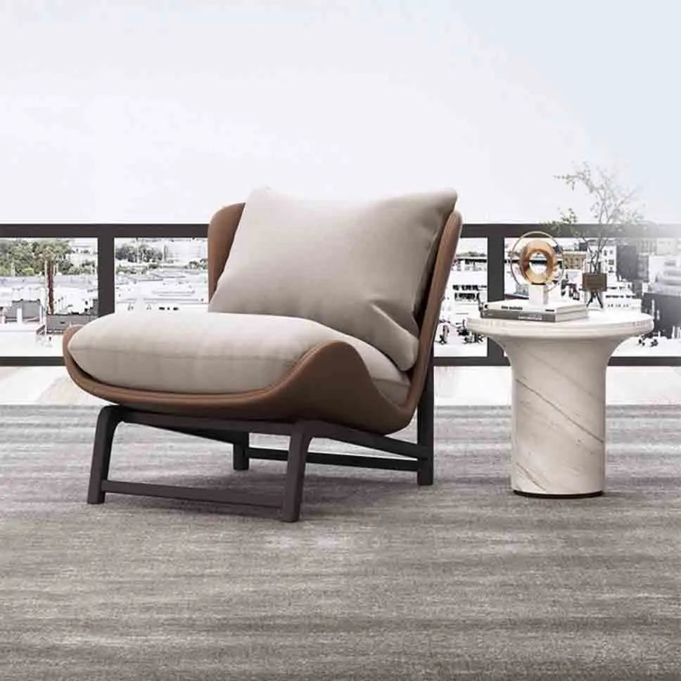 Comfy Single Sofa Armless Lounge Chair